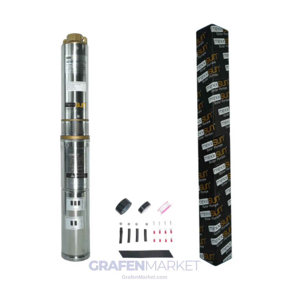 MEXXSUN 1 Hp 750W DC Pompa (72V) - 2 Panelle Çalışır