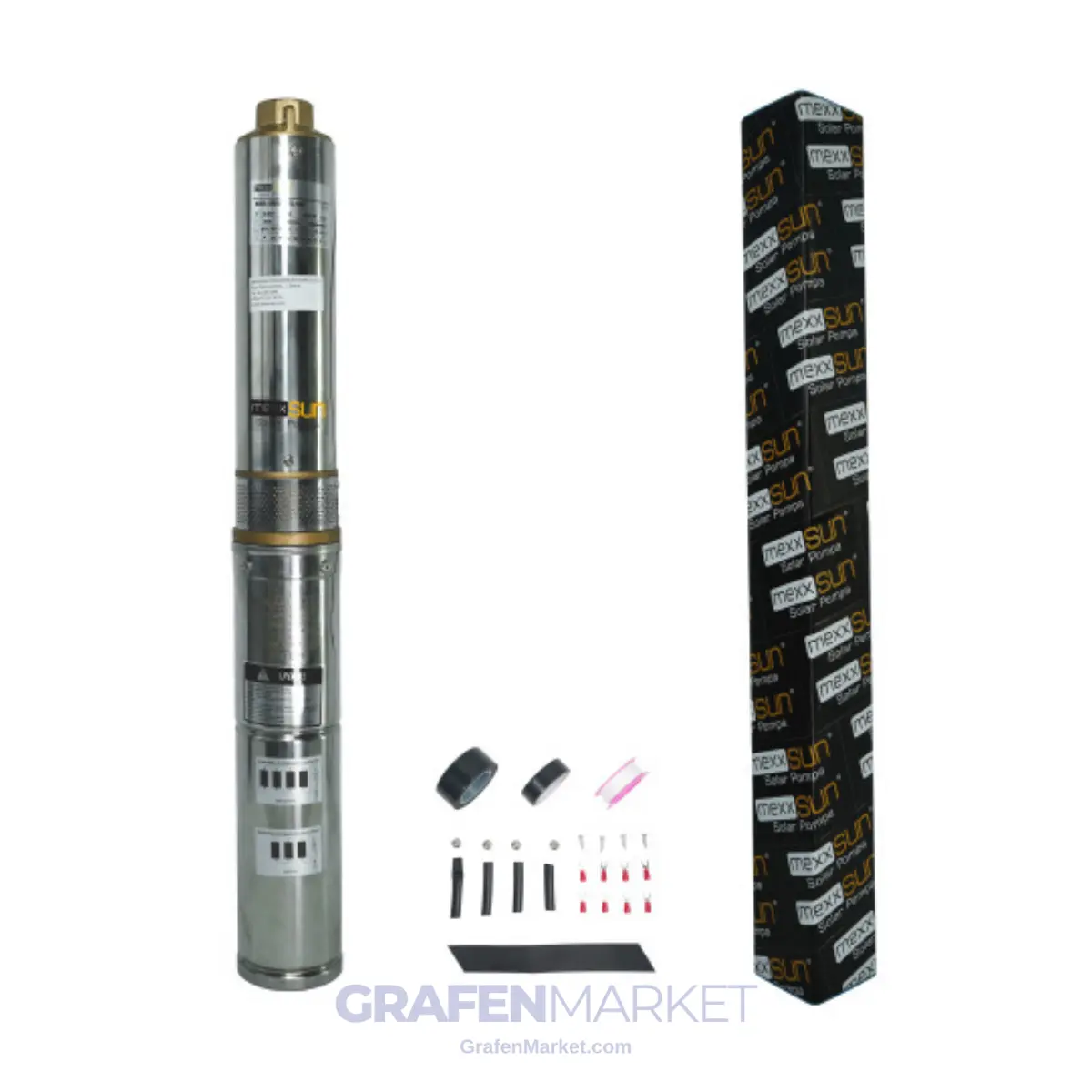 MEXXSUN 1.5Hp 1100W DC Pompa (72V) - 3 Panelle Çalışır