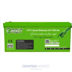 ORBİT 24 V 100 Ah LiFePO4 Akü-ABS Kasa