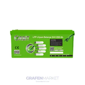 ORBİT 24 V 210 Ah LiFePO4 Akü-ABS Kasa