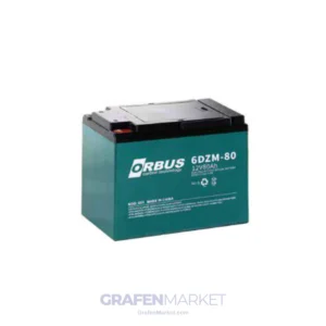 Orbus 12V 80Ah Elektrikli Bisiklet Aküsü (6-DZM-80)