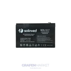 SOLİNVED 12V 7 AH Ups Ve Alarm Aküsü (Premium)