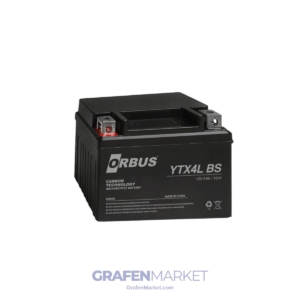 ORBUS YTX4L-BS ASİT İÇİNDE KARBON AKÜ