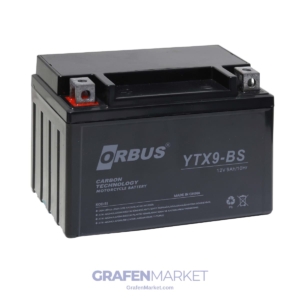 ORBUS YTX9-BS ASİT İÇİNDE KARBON AKÜ/YATIK
