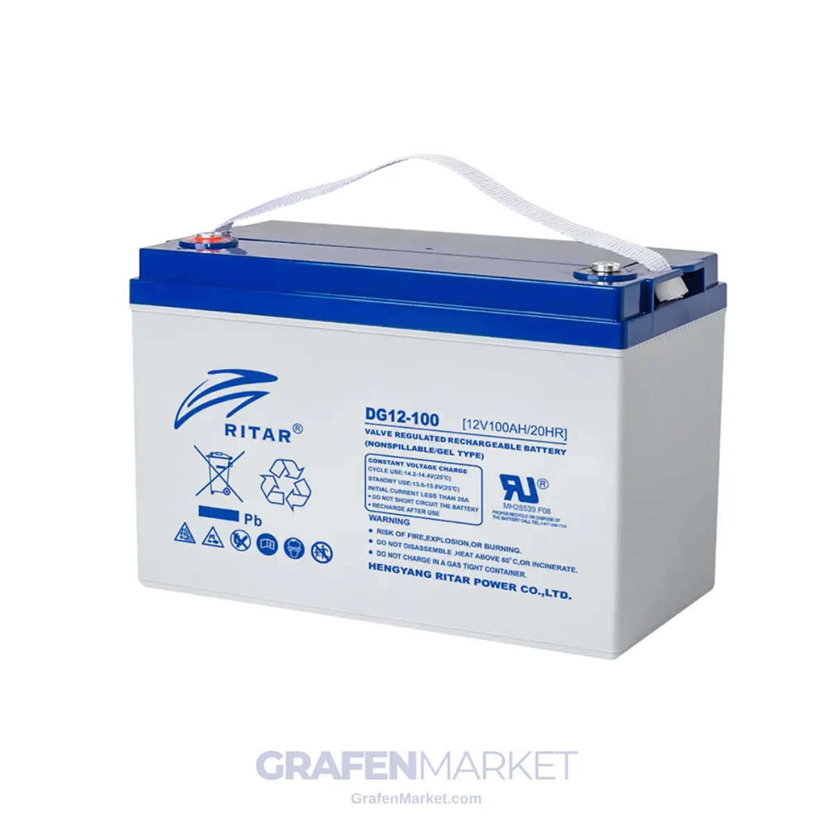 RİTAR DG 12V 100AH DG SERİSİ JEL AKÜ