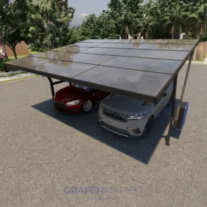 TOMMATECH 6 Araçlık Carport için Çelik Konstrüksiyon
