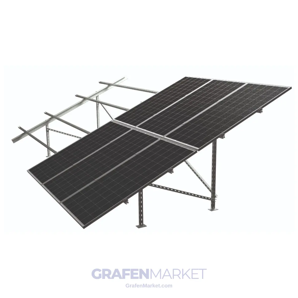 TOMMATECH 136 Panelli 2x68 Dikey Düz Zemin Altyapı Sistemi