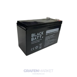 BLACK BATT 12 V 7 Ah Kuru Tip Akü / Batarya