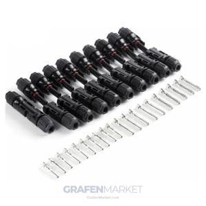 MC4 Güneş Paneli (Solar Panel) Dişi / Erkek Bağlantı Konnektörü (10'lu Set)