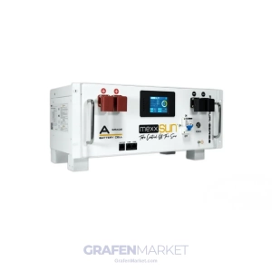 MEXXSUN 25,6V 100Ah LiFePO4 Lityum Akü (Çelik Kasa) – Uzun Ömürlü Solar Enerji Bataryası