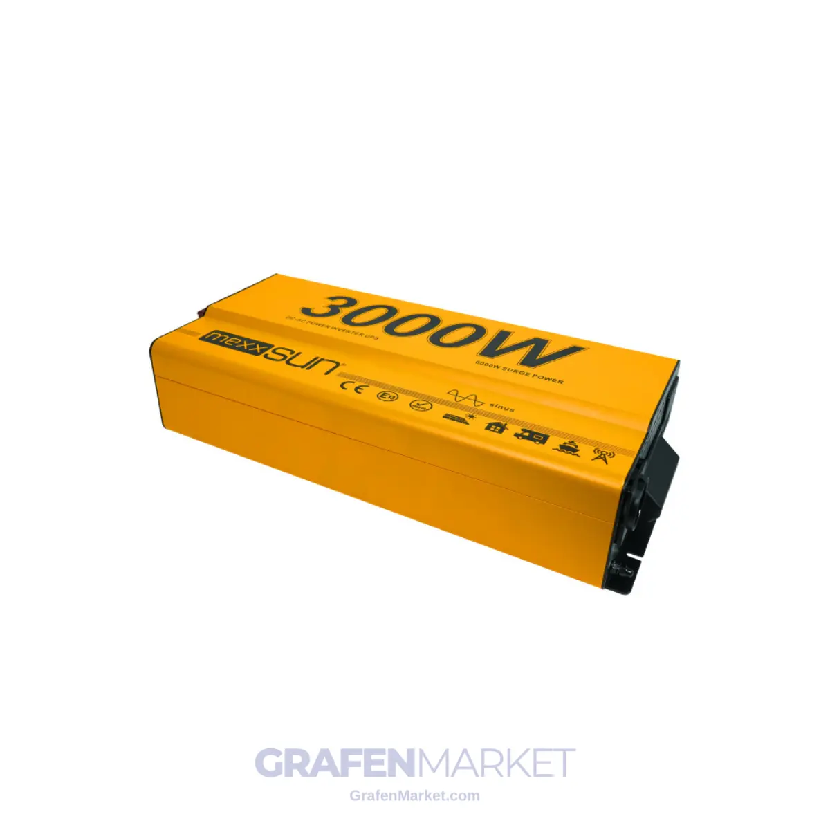 MEXXSUN 3 kW (3000W) 12 V Tam Sinüs UPS İnverter (Remote Ekran) - Görsel 3