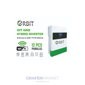 Alternative view of ORBİT 6.2 kW Tam Sinüs Off-Grid İnverter | 12 Adet Paralelleme