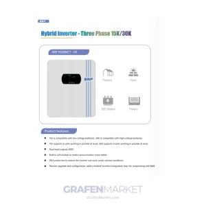 Alternative view of SRP 30 kW Trifaze Hibrit İnverter HV