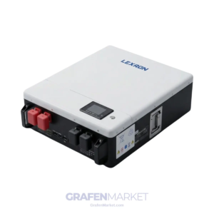 Lexron 100Ah 51,2V Premium Serisi Lityum Batarya / Akü | Duvar Tipi