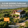 6,2 kW (6200W) Bağ Evi Hazır Solar Sistem - Jel Akülü | Kolay Kurulum