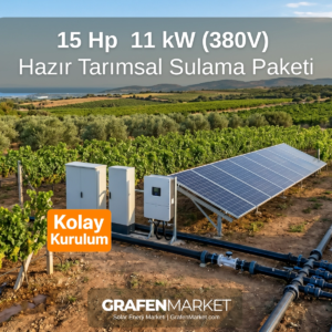 15 Hp 11 kW Tarımsal Sulama Sistemi 380W | Kolay Kurulum